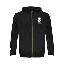 Load image into Gallery viewer, 94/6 poly/spandex ER Block Zip-Up Hoodie Men and Women Sizes
