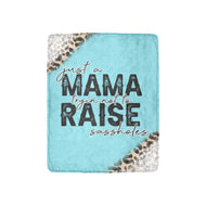 Just a mama trying not to raise sassholes blanket Ultra-Soft Micro Fleece Blanket 30''x40''