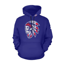Load image into Gallery viewer, Tribe Navy All Over Print Hoodie for Men (USA Size) (Model H13)
