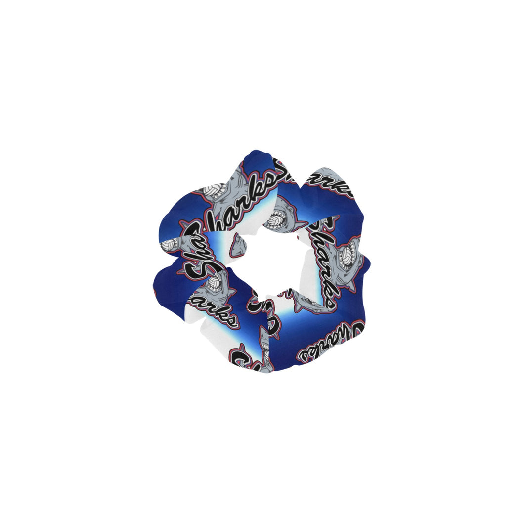 SHARKS SCRUNCHIE All Over Print Hair Scrunchie