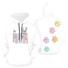 Load image into Gallery viewer, Dog Mama Back Paws/Pic All Over Print Hoodie for Women (USA Size) (Model H13)
