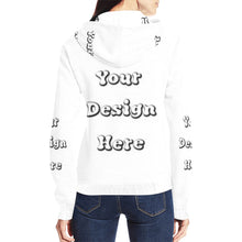 Load image into Gallery viewer, Custom Your Design Here- Zip-Up Female All Over Print Full Zip Hoodie for Women (Model H14)
