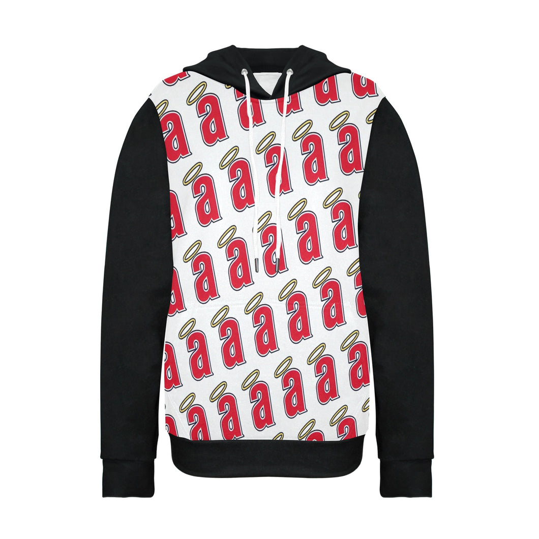 Angel 43 Women's Long Sleeve Fleece Hoodie (Model H55)
