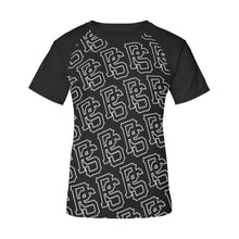 Load image into Gallery viewer, PS Rag b Women&#39;s Raglan T-Shirt/Front Printing (Model T62)
