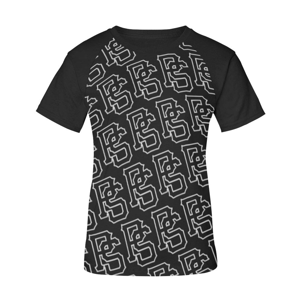 PS Rag b Women's Raglan T-Shirt/Front Printing (Model T62)