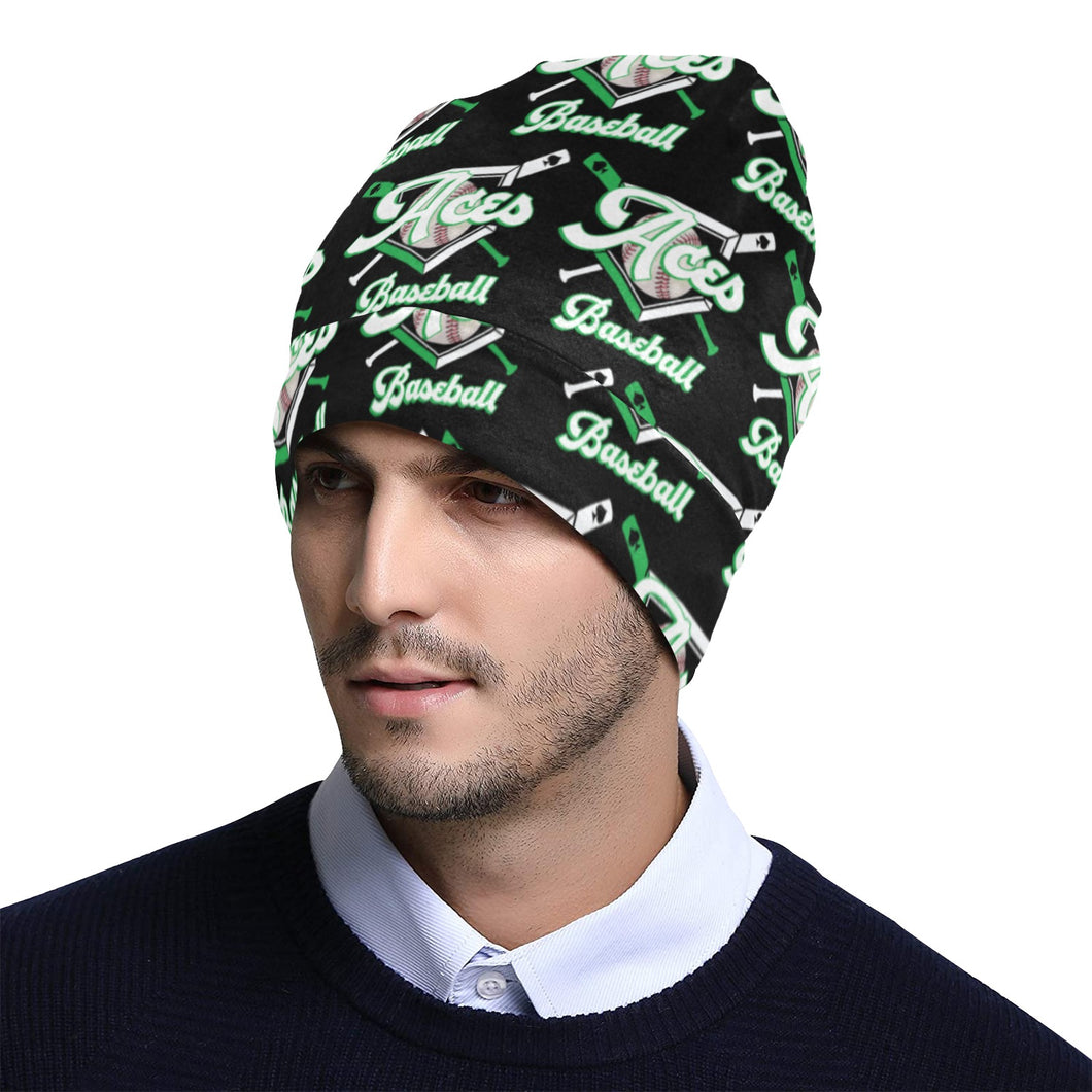 Aces Beanie Pattern All Over Print Beanie for Adults
