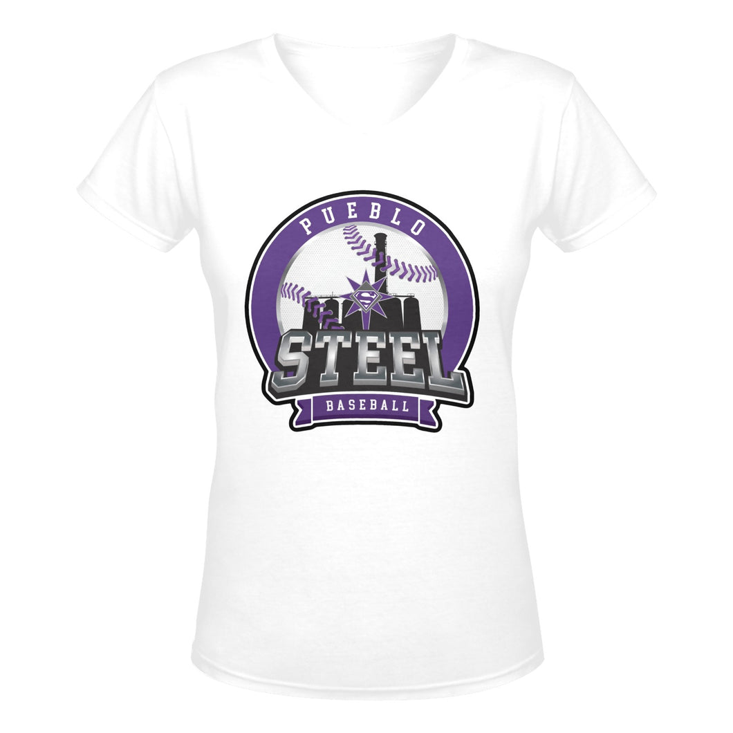 PS V W Women's Deep V-neck T-shirt (Model T19)