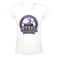 PS V W Women's Deep V-neck T-shirt (Model T19)