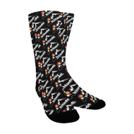 Altitude Sock Black Custom Socks for Women