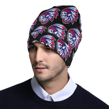 Load image into Gallery viewer, Tribe Beanie Black All Over Print Beanie for Adults
