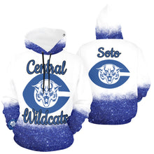 Load image into Gallery viewer, Central All Over Print Hoodie for Women (USA Size) (Model H13)
