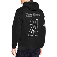 Load image into Gallery viewer, South Universal Hoodie Black/black Name/Number All Over Print Hoodie for Men (USA Size) (Model H13)
