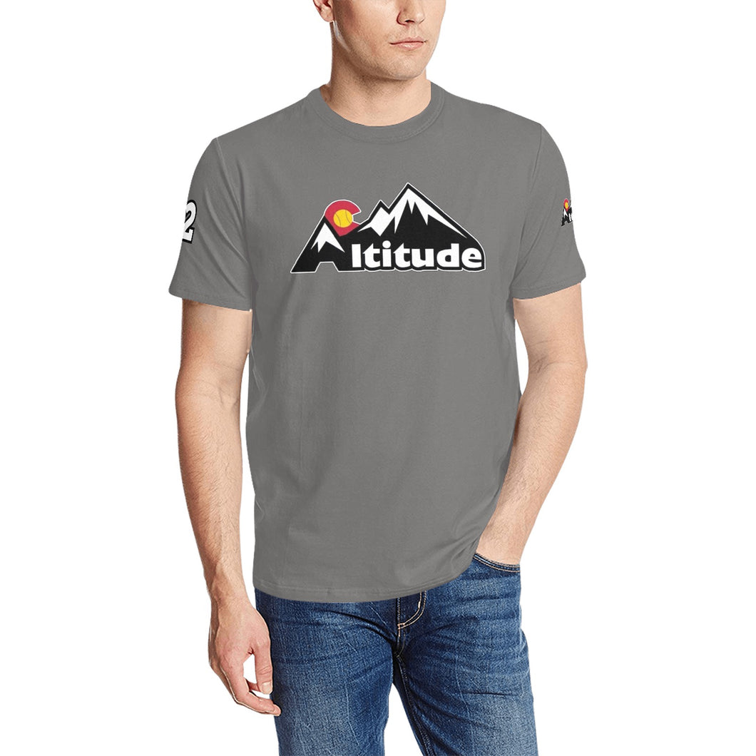 Altitude Shirt 3 Men's All Over Print T-Shirt (Solid Color Neck) (Model T63)