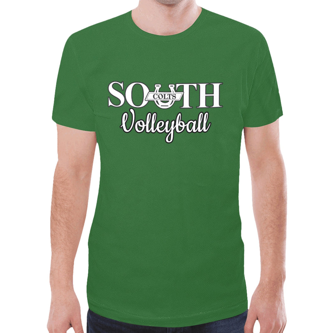 PARENTS SOUTH VOLLEYBALL SHIRT SCHOOL COLORS M