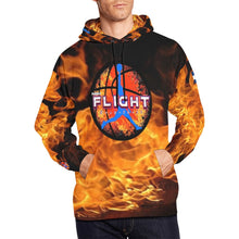 Load image into Gallery viewer, Flight Orange Customization All Over Print Hoodie for Men (USA Size) (Model H13)

