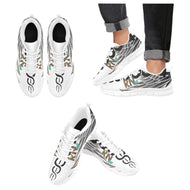 RN Shoe Nurse Symbol White out Women's Breathable Running Shoes (Model 055)