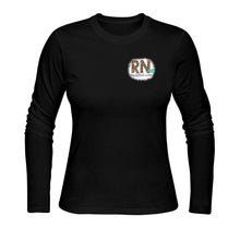 Load image into Gallery viewer, RN Nursing Sunny Women&#39;s T-shirt (long-sleeve) (Model T07)
