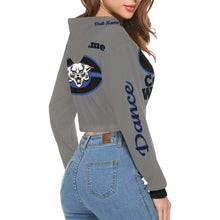Load image into Gallery viewer, Central Cropped Hoodie 2 All Over Print Crop Hoodie for Women (Model H22)
