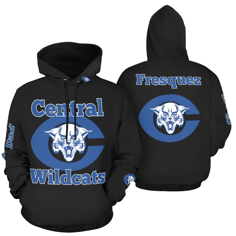 Central Cheer Dad All Over Print Hoodie for Men (USA Size) (Model H13)