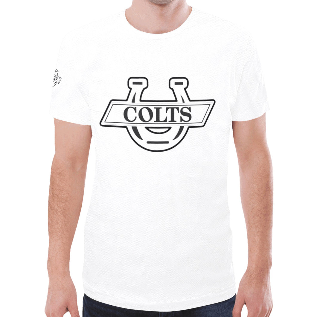 South Universal Sport White/White New All Over Print T-shirt for Men (Model T45)