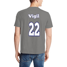 Load image into Gallery viewer, Tribe Shirt Left Chest Men&#39;s All Over Print T-Shirt (Solid Color Neck) (Model T63)

