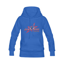 Load image into Gallery viewer, All American 50/50 Blue Heavy Blend Hooded Sweatshirt
