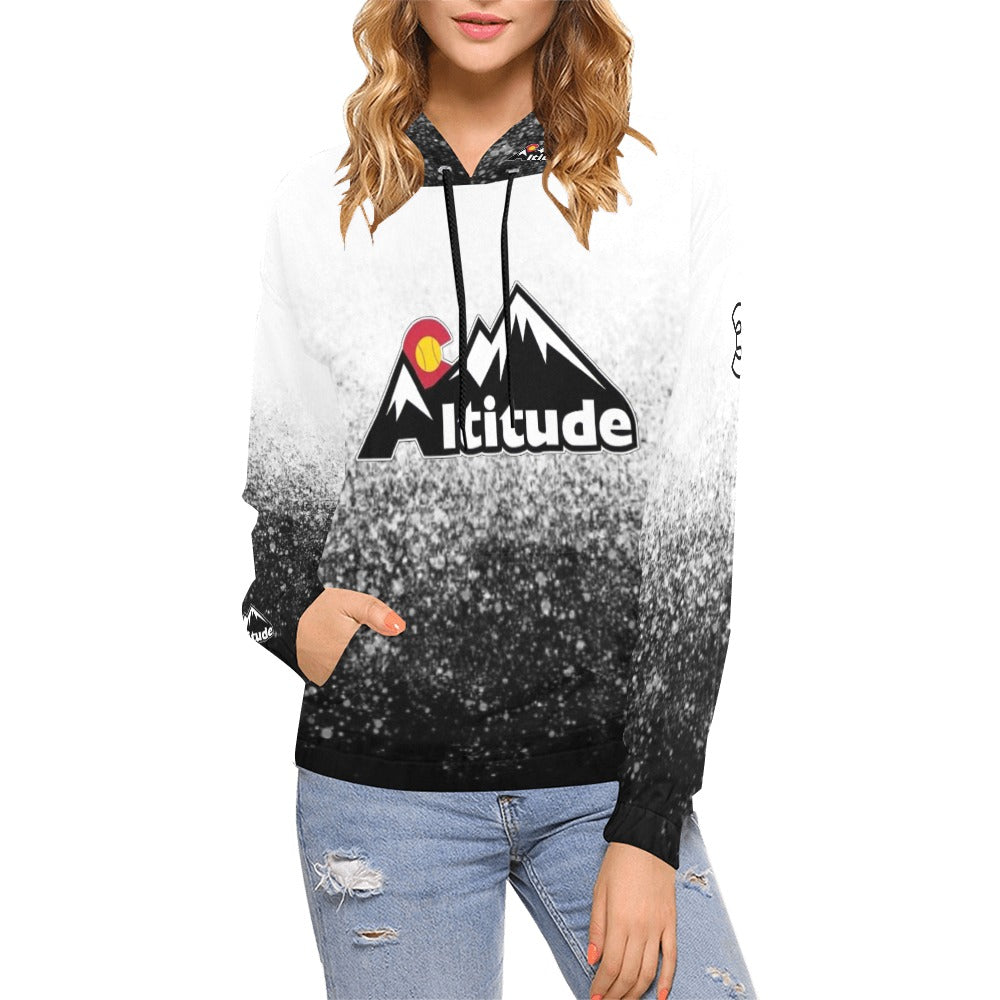 Altitude Women 1 All Over Print Hoodie for Women (USA Size) (Model H13)
