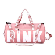 Load image into Gallery viewer, Spinnahnigh Bag 💙 Solid Color White Letters
