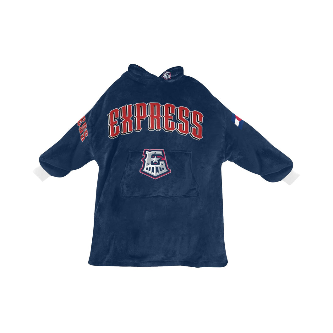 Express Fleece Blanket Hoodie F Blanket Hoodie for Men