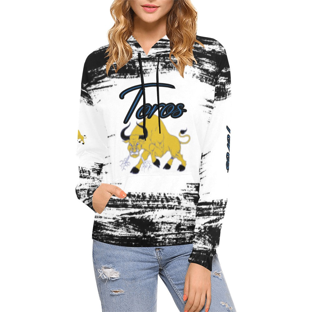 Toro 7 All Over Print Hoodie for Women (USA Size) (Model H13)