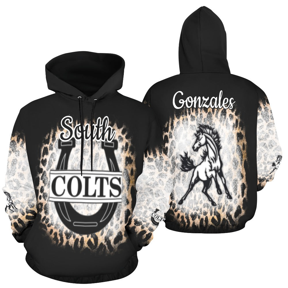 Colts 3 Gonzales All Over Print Hoodie for Women (USA Size) (Model H13)