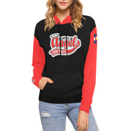 Angels 24 All Over Print Hoodie for Women (USA Size) (Model H13)
