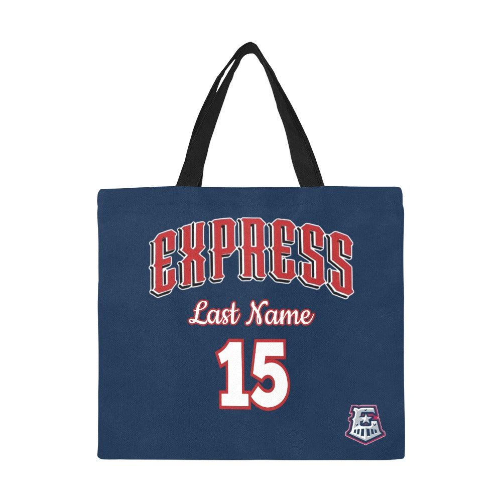 Express Tote All Over Print Canvas Tote Bag/Large (Model 1699)