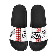 BASEBALL SLIDES Men's Slide Sandals (Model 057)