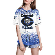Central Dance Jersey 1 All Over Print Baseball Jersey for Women (Model T50)