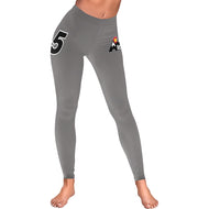 Altitude Leggings Grey Low Rise Leggings (Invisible Stitch) (Model L05)