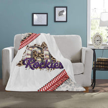 Load image into Gallery viewer, Leopard Baseball Blanket Ultra-Soft Micro Fleece Blanket 30&#39;&#39;x40&#39;&#39;
