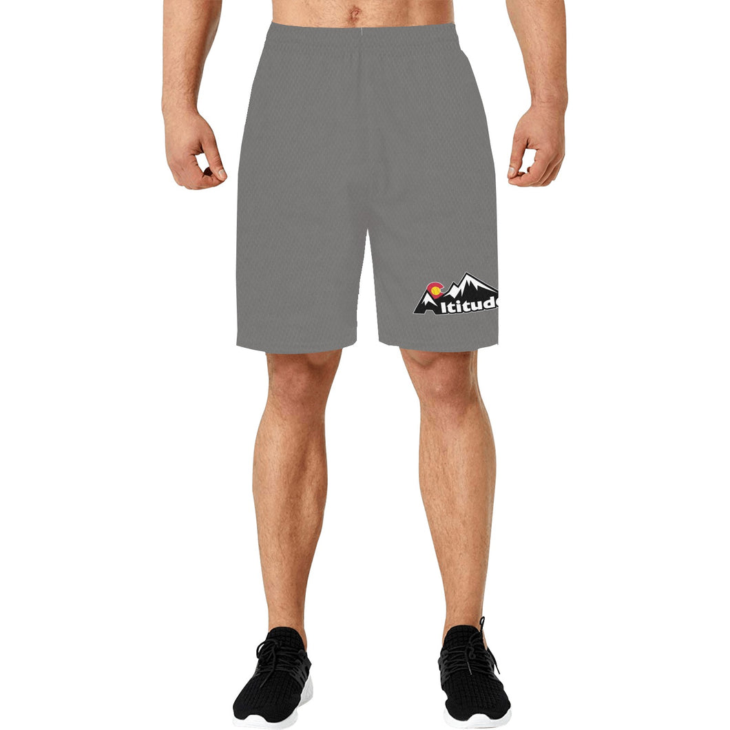 Altitude Men Style Basketball Short Grey All Over Print Basketball Shorts