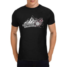 Load image into Gallery viewer, Crushers Men Black/White Men&#39;s T-Shirt in USA Size (Front Printing Only)
