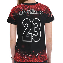 Load image into Gallery viewer, Angels 8 New All Over Print T-shirt for Women (Model T45)

