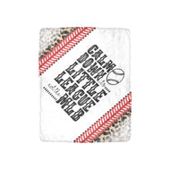 Calm down little league blanket Ultra-Soft Micro Fleece Blanket 30''x40''