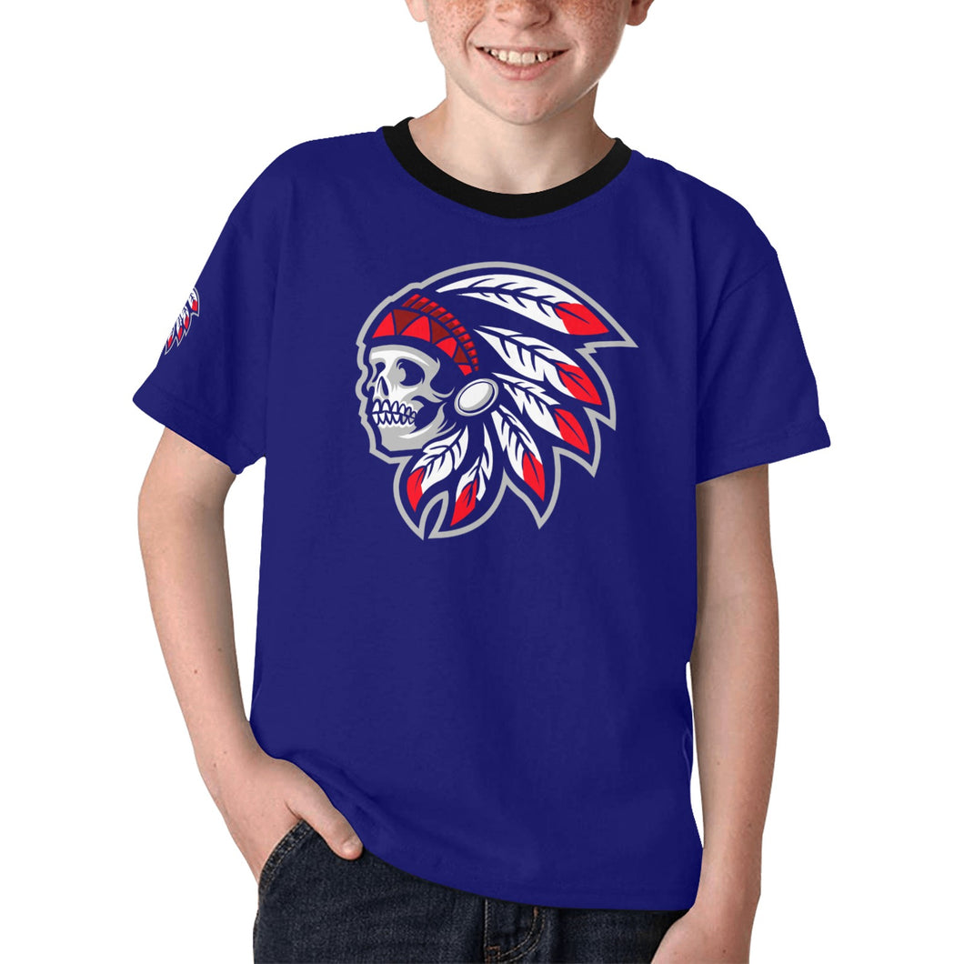 Tribe Navy Kid Kids' All Over Print T-shirt (Model T65)