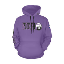 Load image into Gallery viewer, PS purple All Over Print Hoodie for Men (USA Size) (Model H13)
