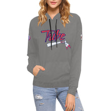 Load image into Gallery viewer, Tribe Black Mom Hoodie d All Over Print Hoodie for Women (USA Size) (Model H13)
