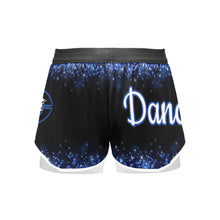Load image into Gallery viewer, Central Shorts 2 Women&#39;s Sports Shorts with Compression Liner (Model L63)
