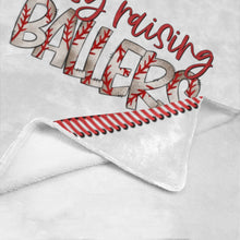 Load image into Gallery viewer, Busy Raising Ballers Baseball Blanket Ultra-Soft Micro Fleece Blanket 30&#39;&#39;x40&#39;&#39;

