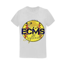 Load image into Gallery viewer, ECMS Toro Softball Women&#39;s Heavy Cotton Short Sleeve T-Shirt
