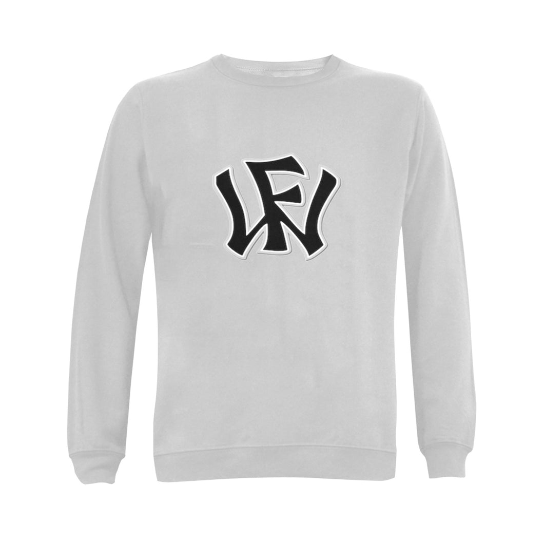 WG Grey Crewneck Gildan Crewneck Sweatshirt(NEW) (Model H01)