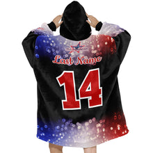 Load image into Gallery viewer, All American Snuggler Blanket Hoodie for Women

