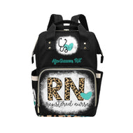 RN/Nurse Bag Leopard Multi-Function Backpack Bag (Model 1688) 2
